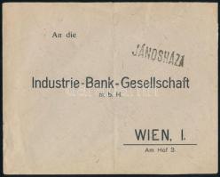 1915 Levél Hadisegély II. 10f bérmentesítéssel, "CSÁKTORNYA-BUDA-CZELLDÖMÖLK" + "JÁNO...