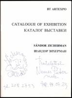 Ny. Ny. Alexandrov: Zicherman Sándor. A művész, Zicherman Sándor (1935-2021) rajzos dedikációjával! ...