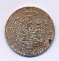 Románia 1882B 5b Cu "I. Károly" T:VF, patina
Romania 1882B 5 Bani Cu "Carol I" ...