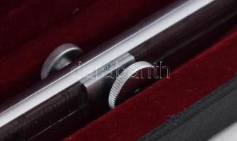 2 darab német precíziós aránykörző, Haff, Riefler, tokban