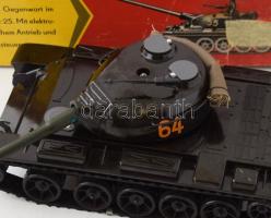 T54 távirányítható tank játék, eredeti dobozában, működik, leírással 24 cm