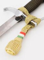 48M díszelgő kard, kis kopással, hüvelyében, h: 90 cm