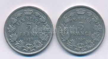 Belgium 1930-1931. 5Fr Ni (2xklf) "Albert" T:VF
Belgium 1930-1931. 5 Francs Ni (2xdiff) &...