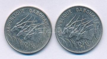 Gabon 1975-1977. 100Fr Ni (2xklf) T:XF
Gabon 1975-1977. 100 Francs Ni (2xdiff) C:XF
Krause KM#12