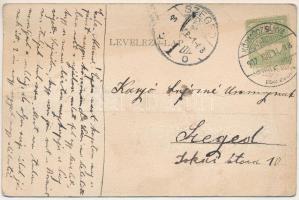 1907 Körmöcbánya, Kremnitz, Kremnica; vasútállomás, gőzmozdony, vonat / Bahnhof / railway station, l...