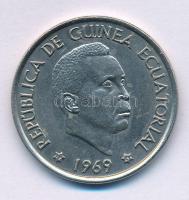 Egyenlítői-Guinea 1969. 50P Cu-Ni T:XF, pici peremhiba Equatorial Guinea 1969. 50 Pesetas Cu-Ni C:XF, tiny edge error Krause KM#4