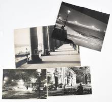 Budapesti életképek cca 1935 Lukáts László fotóművész eredeti vintage felvételei 24x16 cm, 37x25 cm méretben 4 db
