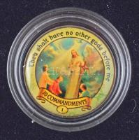 Olaszország 1996-1998. 10L Al (10db) mindegyik "Tízparancsolat" multicolor rátéttel, kapsz...