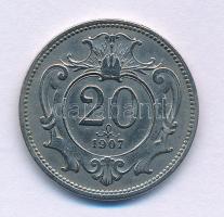 Ausztria 1907. 20h Ni T:XF Austria 1907. 20 Heller Ni C:XF Krause KM#2803
