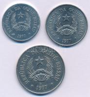 Bissau-Guinea 1977. 50c Al "FAO" + 5P Cu-Ni "FAO" + 20P Cu-Ni "FAO" T:...