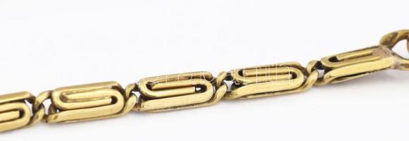 14K arany (Au) óralánc jelzett, 10,1 g, 34 cm