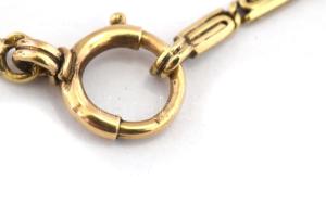 14K arany (Au) óralánc jelzett, 10,1 g, 34 cm