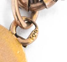 14K arany (Au) nyaklánc Szűz Mária medállal jelzett, 2,37 g,, 46 cm