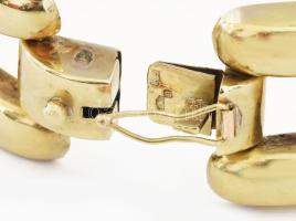 14K arany (Au) karkötő jelzett, mesterjegyes, 30,5 g,, 20 cm