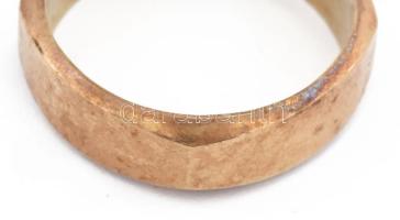 18K arany (Au) gyűrű, j.n. 6,58 g m: 60