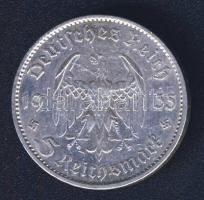 Német 3. Birodalom 1935A 5M Ag "Garnisonkirche" T:3 ph