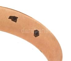 2 db karikagyűrű 14k arany (Au) jelzett 5,48 g m: 63, 52