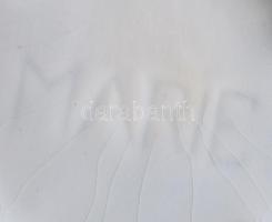 Holland olaj-ecet tartó, jelzett, kopással, m: 21 cm