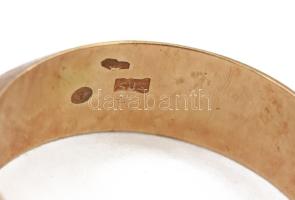 14k arany (Au) gyűrű jelzett 3,56 g m: 55