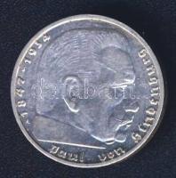 Német 3. Birodalom 1939A 2M Ag "Hindenburg" T:2 k.