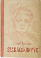 Vízvári Mariska szakácskönyve. Bp., 1957, Minerva. Kiadói félvászon kötés, kopott borítóval.