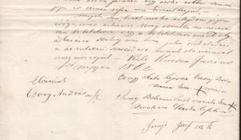 1862 Örök eladási és átruházási szerződés Uray Pál említésével