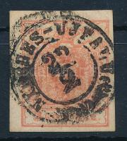 1850 3kr " NYERGES-UJFALU" (Gudlin 350 p)