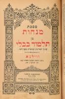 Tractate Sacrifices from Babylonian Talmud. Hozzákötve: Tractate Offerings from Babylonian Talmud. V...