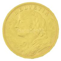 Svájc 1927B 20Fr Au (6,49g/0.900) T:AU Switzerland 1927B 20 Francs (6,49g/0.900) C:AU Krause KM#35.1