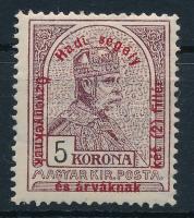 1915 Hadisegély II. 5K bélyeg