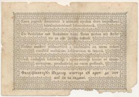 1849. 2Ft "Kincstári utalvány" "GT b. 26229" T:G jelentős anyaghiány, amúgy erős...