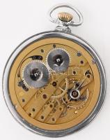 IWC Schaffhausen fém tokos nyitott zsebóra, jelzett számlap, működó szép állapotban d: 50 mm