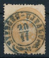 1863 15kr "NYERGES-UJFALU" (Gudlin 350 p)