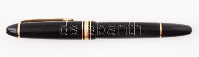 Mont Blanc Meisterstück (146) vintage bakelit töltőtoll 14,2 cm Sorszámozott, jelzett 14k arany heggyel, karccal a házon