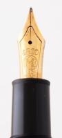Mont Blanc Meisterstück (146) vintage bakelit töltőtoll 14,2 cm Sorszámozott, jelzett 14k arany hegg...