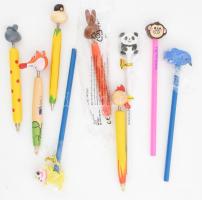 9 darab állatfigurás díszítésű gyermektoll