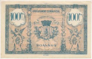 Franciaország DN(1945-1960) 100Fr (Roanne Kereskedelmi Szövetség) T:F, szép papír, tűlyuk
France ND...