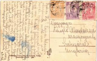 Torda, Turda; Piata Reg. Maria / Mária királynő piac, Főispáni lak, Megyeház / square, county hall (...