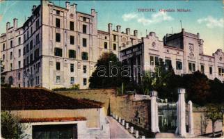 1916 Trieste, Ospedale Militare / military hospital (wet corner)