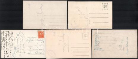 cca 1926-1938 Horváth Gyula (1888-1977) válogatott labdarúgó, hátvéd, a Törekvés SE játékosának hagy...