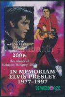 2005 Elvis Memorial, angol nyelvű, ezüst felülnyomású emlékív