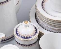 Kirchenlamitz Qualität-Porzellan vintage 21 részes kávés készlet. Teljes, jelzett, hibátlan