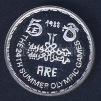 Egyiptom 1988. 5Ł Ag "Nyári olimpia" T:PP