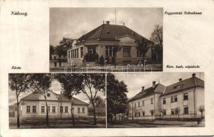 Nádszeg with co-operative store and nunnery (fa)