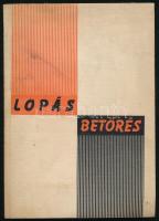 Dávid Gábor - Dobos János: Lopás - betörés. Bp., 1967, BM Tanulmányi és Kiképzési Csoportfőnökség. Kiadói papírkötés, kissé koszos borítóval.