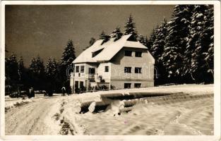 1942 Kassai Havasok, Kojsói Havasok, Kojsov (Kassa, Kosice); A Magyarországi Kárpát Egyesület Ottília menedékháza / mountain rest house, tourist house. photo (fl)