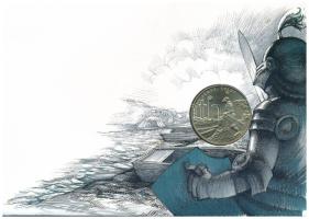 2001. 200Ft "Arany János: Toldi" érmés levelezőlapon T:BU Adamo EM173