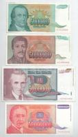 Jugoszlávia 1993. 5000D - 50.000.000D (8xklf) T:UNC-F
Yugoslavia 1993. 5000 Dinara - 50.000.000 Din...