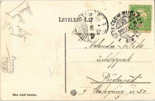 1908 Piliscsaba, Főhercegi kápolna, Római katolikus templom. Blau Adolf kiadása + "ESZTERGOM - ...