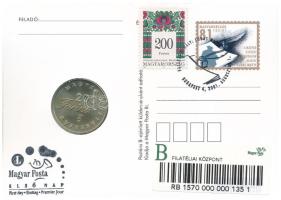 2001. 200Ft "Fazekas Mihály: Lúdas Matyi" felbélyegzett érmés levelezőlapon, első napi bél...